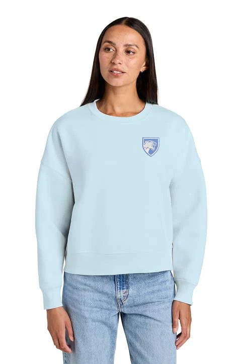 Stanley/Stella women's crewneck sweatshirt in Blue Ice