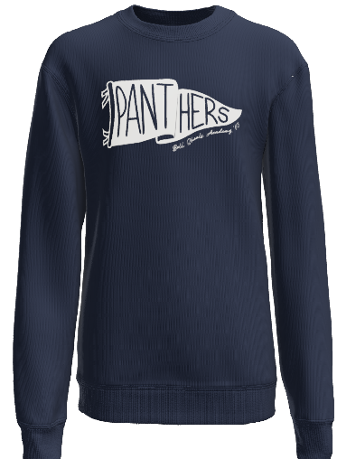 Adult Panthers Pennant Crew Sweatshirt