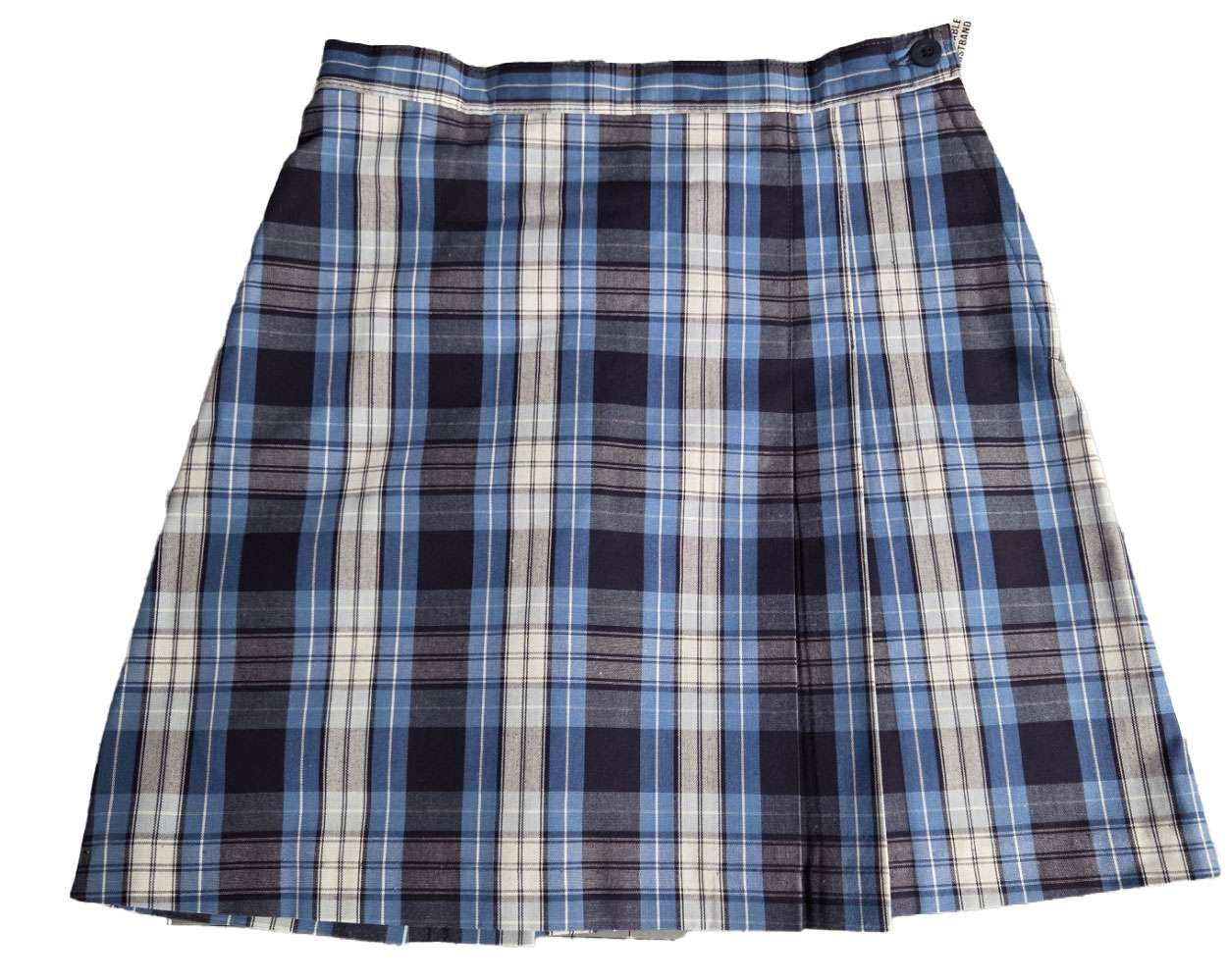 Plaid Pleated Front and Back Skort